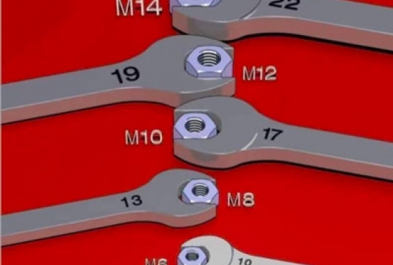 Bảng quy đổi size bulong và cờ lê