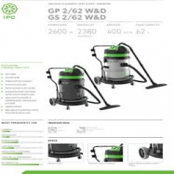 MÁY HÚT BỤI KHÔ ƯỚT GS 2/62 W&D
