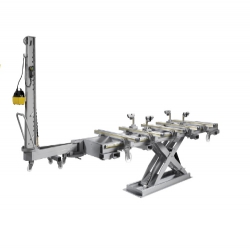 Bệ kéo nắn kết hợp cầu nâng di động