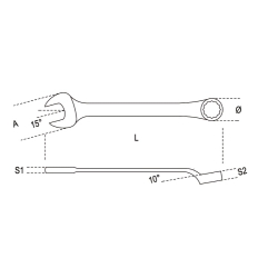Bộ cơ lê vòng miệng nhiều size của Beta