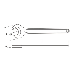 Bộ cơ lê miệng một đầu nhiều size của Beta