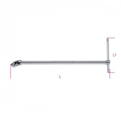 Tay vặn chữ T đầu 3/8