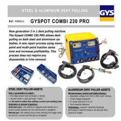 Máy hàn rút Tôn+Nhôm 3 súng COMBI 230 Pro (Cod.020511)