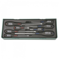 Tuốc nơ vít 2 cạnh và 4 cạnh gồm 8 món