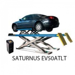 Cầu nâng cắt kéo với kích phụ nâng bụng cho kiểm tra góc đặt bánh xe 3D