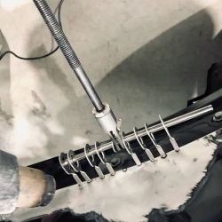 Đầu điện cực long đen chìa, vật tư dùng cho máy hàn giật 050631