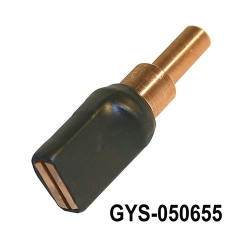 Đầu điện cực kẹp long đen, đệm chìa khóa dùng trong máy hàn giật tôn 050655