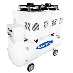 Máy nén khí không dầu, chống ồn cho công tác sơn