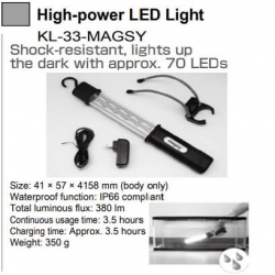 Đèn soi gầm có thể sạc lại, chống hóa chất (LED)