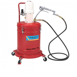 Bơm mỡ bằng khí nén có tấm gạt mỡ