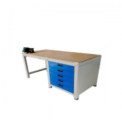 Bàn làm việc kèm ê tô và tủ ngăn kéo