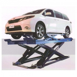 Cầu nâng cắt kéo kiểm tra góc đặt bánh xe lắp nổi