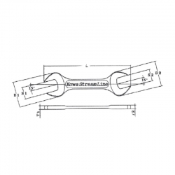 Set cờ lê Kowa 2 đầu mở nhiều size