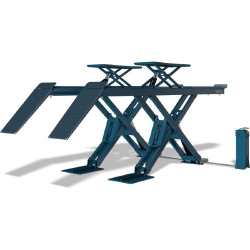 Cầu nâng cắt kéo kiểm tra góc đặt bánh xe 5 tấn