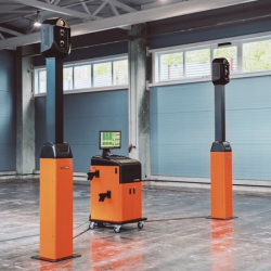 Hệ thống kiểm tra và cân chỉnh góc đặt bánh xe 3D cho xe tải và xe buýt